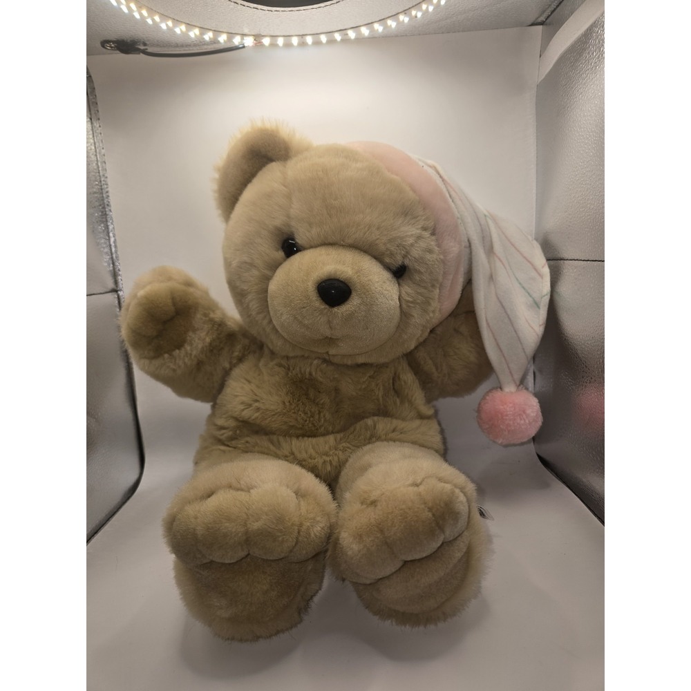 Vtg Chosun Heart To Heart Bear Stuffed Plush-no Heart
